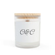 Frosted Glass Candle, 11oz