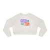 Women's Cropped Fleece Pullover