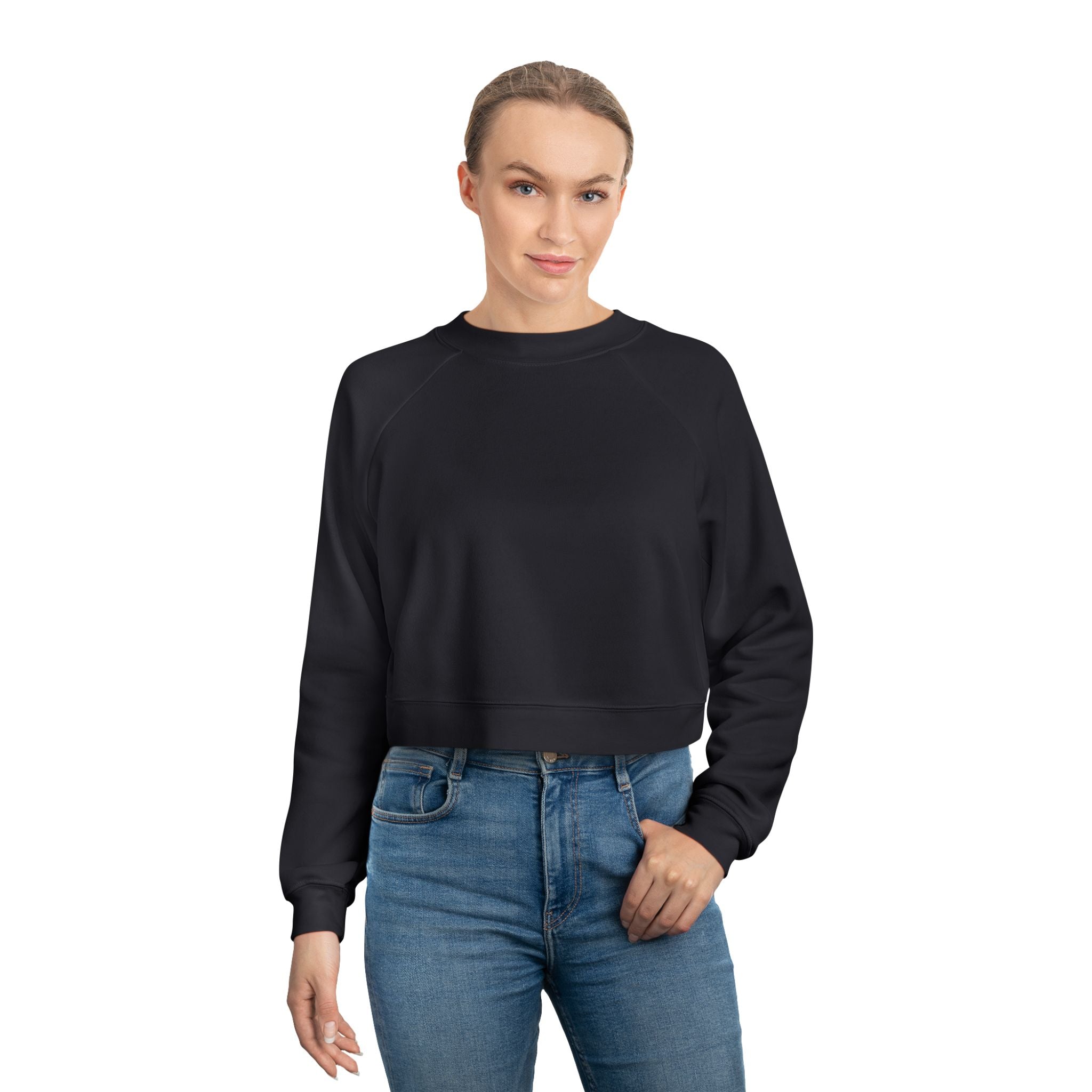 C&C Women's Cropped Fleece Pullover