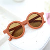 Children's Sunglasses Infant's Retro Solid Color Ultraviolet-proof Round Convenience Glasses Eyeglass For Kids Wholesale