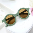 Children's Sunglasses Infant's Retro Solid Color Ultraviolet-proof Round Convenience Glasses Eyeglass For Kids Wholesale