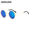 HOOLDW Vintage Small Round Kids Sunglasses Metal Frame Children Sun Glasses Boys Girls Baby UV400 Goggles Glasses Oculos De Sol