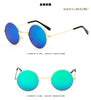 HOOLDW Vintage Small Round Kids Sunglasses Metal Frame Children Sun Glasses Boys Girls Baby UV400 Goggles Glasses Oculos De Sol