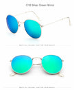 MYT_0306 Sunglasses Women 2020 Classic Vintage Oval Sun Glasses Eyewear Round Mirror Small Metal Frame Oculos De Sol Gafas UV400