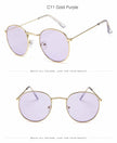 MYT_0306 Sunglasses Women 2020 Classic Vintage Oval Sun Glasses Eyewear Round Mirror Small Metal Frame Oculos De Sol Gafas UV400