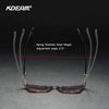 KDEAM All Matching Square Polarized Sunglasses For Men Women TR90 Material Frame Spring Hinges KD398