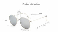 MYT_0306 Sunglasses Women 2020 Classic Vintage Oval Sun Glasses Eyewear Round Mirror Small Metal Frame Oculos De Sol Gafas UV400