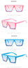 Oversized Square Sunglasses Baby Boys Girls Festival Punk Sun Glasses Fashion Eyeglasses Shades UV400 Oculos Sol