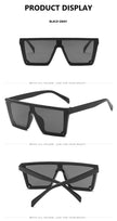 Oversized Square Sunglasses Baby Boys Girls Festival Punk Sun Glasses Fashion Eyeglasses Shades UV400 Oculos Sol