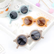 Children's Sunglasses Infant's Retro Solid Color Ultraviolet-proof Round Convenience Glasses Eyeglass For Kids Wholesale