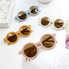 Children's Sunglasses Infant's Retro Solid Color Ultraviolet-proof Round Convenience Glasses Eyeglass For Kids Wholesale