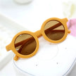 Children's Sunglasses Infant's Retro Solid Color Ultraviolet-proof Round Convenience Glasses Eyeglass For Kids Wholesale