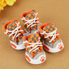 New Design 4pcs/Set Pet Dog Shoes Small Dog Puppy Boots Football Style Cheap Dog Summer Shoes For Small Pets Four Colors