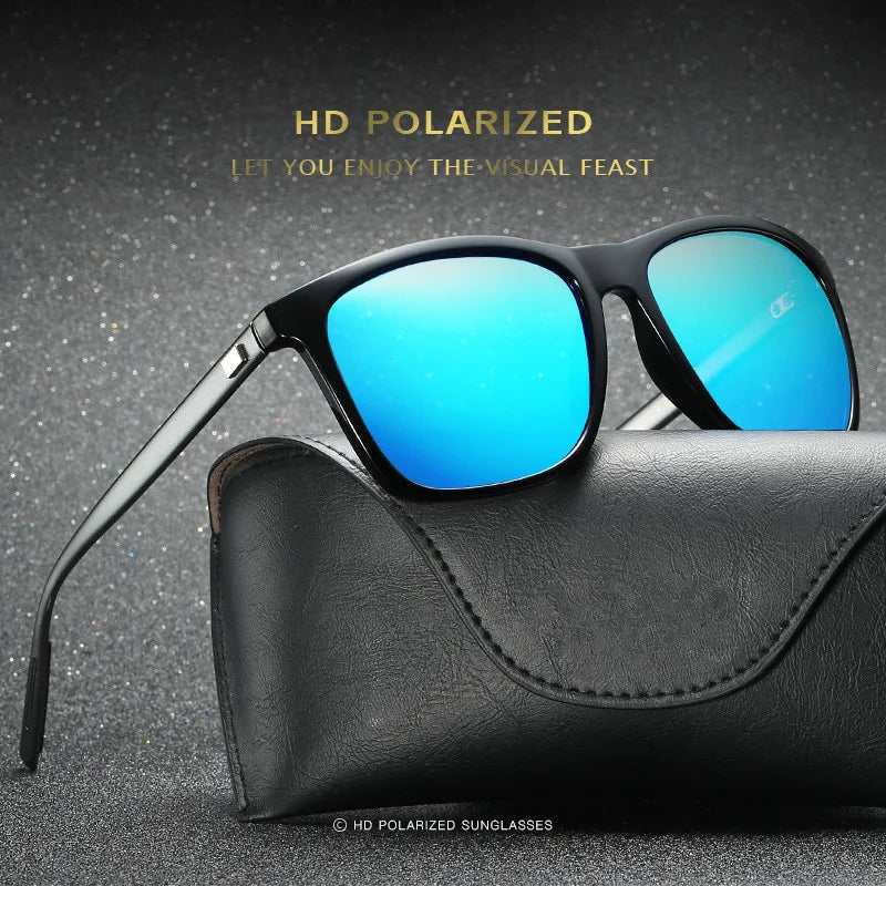 ZXWLYXGX Brand Men Aluminum Sunglasses Polarized UV400 Mirror Male Sun Glasses Women For Men Oculos de sol