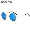 HOOLDW Vintage Small Round Kids Sunglasses Metal Frame Children Sun Glasses Boys Girls Baby UV400 Goggles Glasses Oculos De Sol