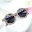 Children's Sunglasses Infant's Retro Solid Color Ultraviolet-proof Round Convenience Glasses Eyeglass For Kids Wholesale