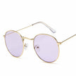 MYT_0306 Sunglasses Women 2020 Classic Vintage Oval Sun Glasses Eyewear Round Mirror Small Metal Frame Oculos De Sol Gafas UV400