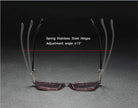 KDEAM All Matching Square Polarized Sunglasses For Men Women TR90 Material Frame Spring Hinges KD398