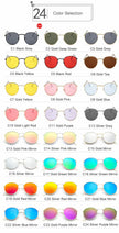 MYT_0306 Sunglasses Women 2020 Classic Vintage Oval Sun Glasses Eyewear Round Mirror Small Metal Frame Oculos De Sol Gafas UV400