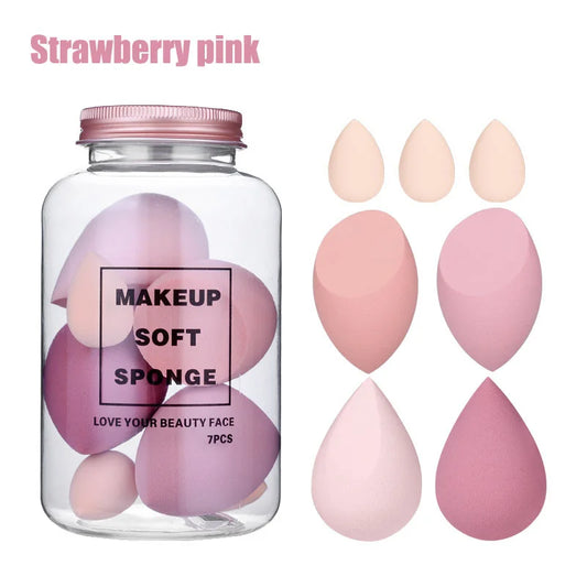 7 Pieces Makeup Sponge Blender Set for Foundation  Cosmetic For Foundation Cream Concealer Make Up Tools makeup free shipping