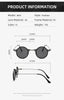 Round Sunglasses For Men Women Retro  Steampunk Sun Glasses Male Female Brand Designer Metal Frame Eyewear Shades Oculos De Sol