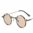 Round Sunglasses For Men Women Retro  Steampunk Sun Glasses Male Female Brand Designer Metal Frame Eyewear Shades Oculos De Sol