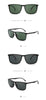 POLARKING Brand Metal Designer Polarized Sunglasses For Driving Men Oculos Square Sun Glasses For Men's Fashion Travel Eyewear