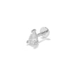 ROXI Creative Threaded Labret Stud Earrings for Women 925 Sterling Silver Piercing Earrings Jewelry Ins Pendientes Plata 925