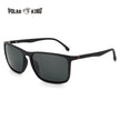 POLARKING Brand Metal Designer Polarized Sunglasses For Driving Men Oculos Square Sun Glasses For Men's Fashion Travel Eyewear