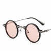 Round Sunglasses For Men Women Retro  Steampunk Sun Glasses Male Female Brand Designer Metal Frame Eyewear Shades Oculos De Sol