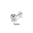 ROXI Creative Threaded Labret Stud Earrings for Women 925 Sterling Silver Piercing Earrings Jewelry Ins Pendientes Plata 925