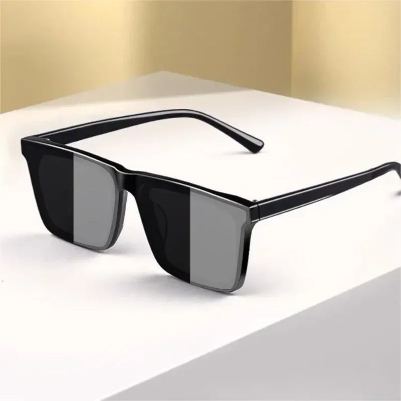 Men's Business Driving Square Acetate Windproof Shades Sunglasses Retro Sunglasses Outdoor Men's Sunglasses