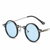 Round Sunglasses For Men Women Retro  Steampunk Sun Glasses Male Female Brand Designer Metal Frame Eyewear Shades Oculos De Sol