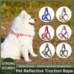 1 Set of Camouflage Reflective Dog Leash, Outdoor Pet Harness, Outdoor Medium and Large Dog Walking Leash