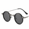 Round Sunglasses For Men Women Retro  Steampunk Sun Glasses Male Female Brand Designer Metal Frame Eyewear Shades Oculos De Sol